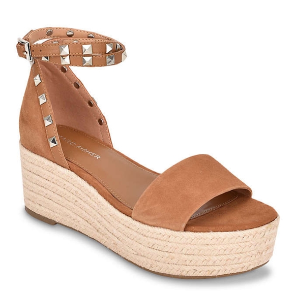 NEW 🌺 Marc Fisher Jazlyn Espadrille Wedge - Picture 1 of 6